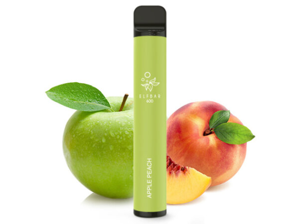 Elfbar - nikotinfrei (600 Z&uuml;ge) - Apple Peach (10 Stk. = 1 VE)