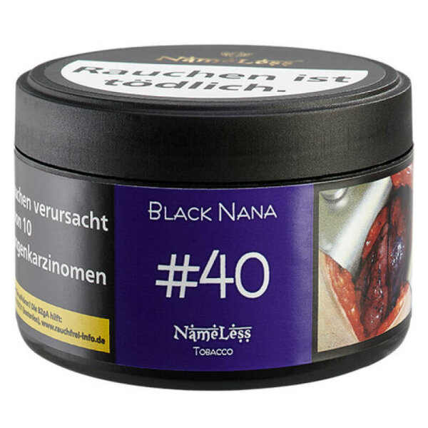 Nameless Tobacco - Black Nana 25g (10 Stk. = 1 VE)
