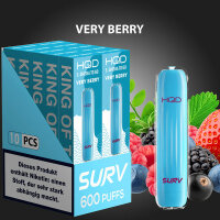 HQD Surv - E-Zigarette 20mg Nik (600 Z&uuml;ge) - Very...