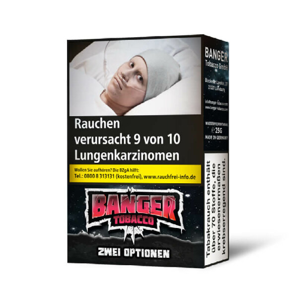 Banger Tobacco - Zwei Optionen 25g (10Stk)