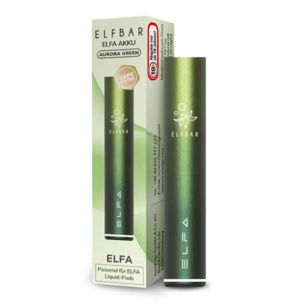 Elfbar ELFA Pod Kit - Aurora Green (10x)