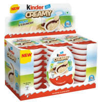 Kinder Creamy - Milky & Crunchy 24x19g