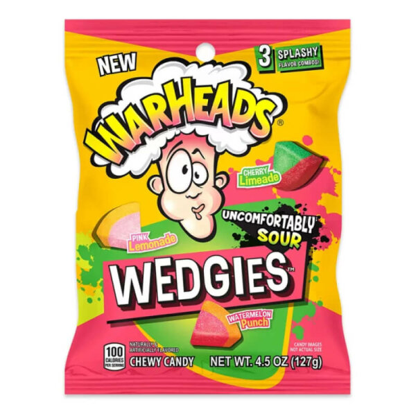 Warheads - Wedgies Sour Bag 127g (12x)