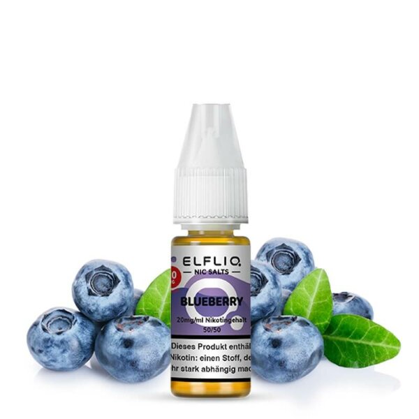 Elfbar ELFIQ 10ml - Blueberry (20mg) (10x)