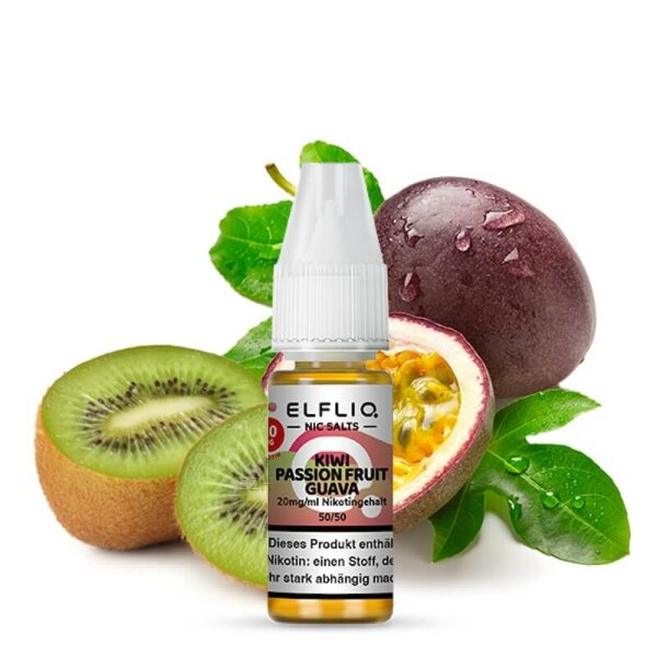 Elfbar ELFIQ 10ml - Kiwi Passion Fruit Guava (20mg) (10x)