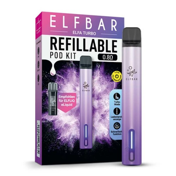 ELFA Turbo - Refill Pod Kit - Aurora Purple (10x)