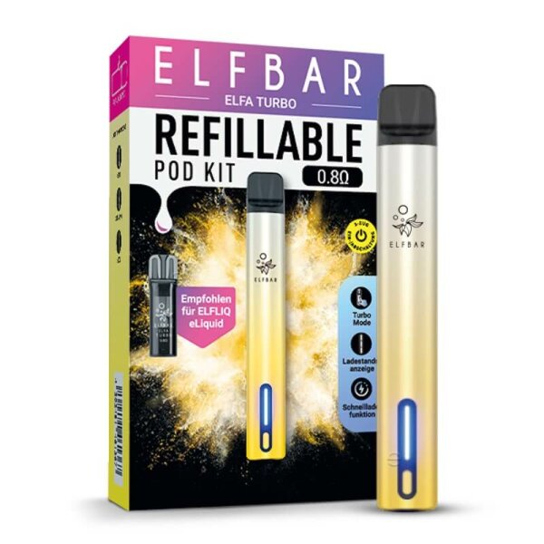 ELFA Turbo - Refill Pod Kit - Aurora Gold (10x)