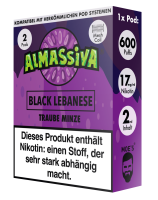 Al Massiva Pod (2er Pack) - Black Lebanese    (10x)