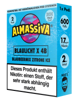 Al Massiva Pod (2erPack) - Blaulicht X 4B 17mg Nikotin (10x)