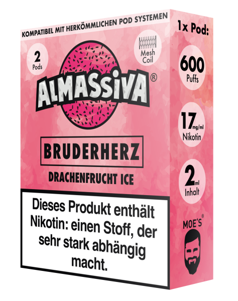 Al Massiva Pod (2erPack) - Bruderherz 17mg Nikotin   (10x)