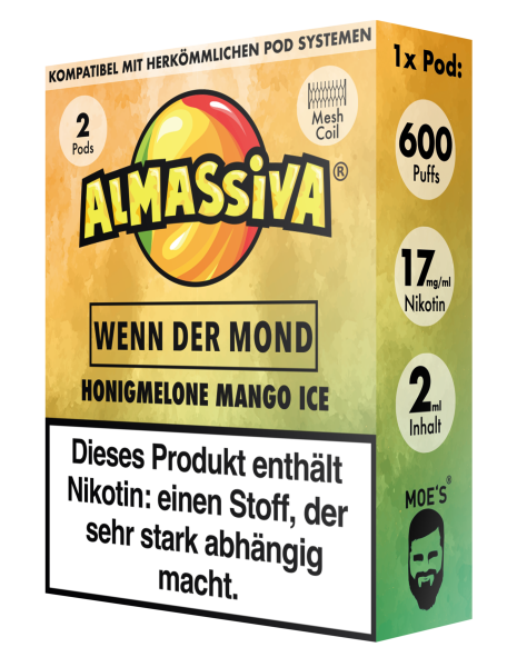 Al Massiva Pod (2erPack) - Wenn der Mond  17mg Nikotin  (10x)