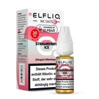 Elfbar ELFIQ 10ml - Strawberry  Ice  (20mg)  (10x)