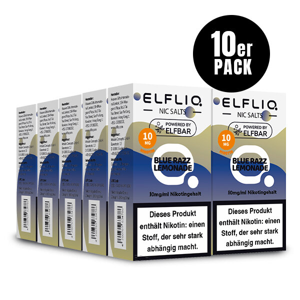 ELF BAR - Elfliq Blue Razz Lemonade - 10ML - 10MG/ML - NIKOTINSALZ