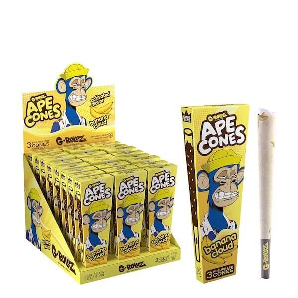 G-Rollz | Cones Ape Cones "Banana Cloud" (24x)
