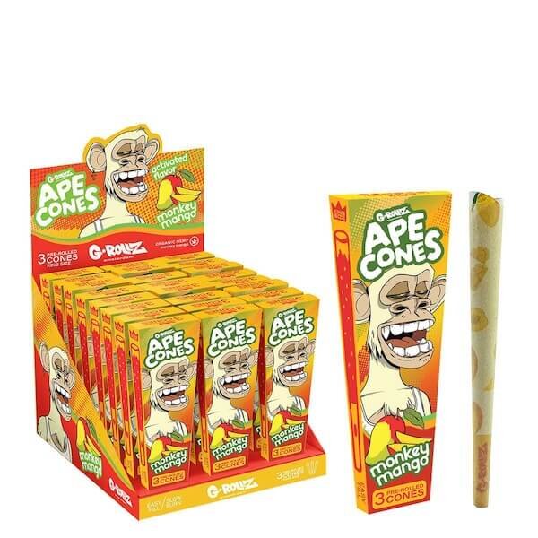 G-Rollz | Cones Ape Cones "Monkey Mango" (24x)