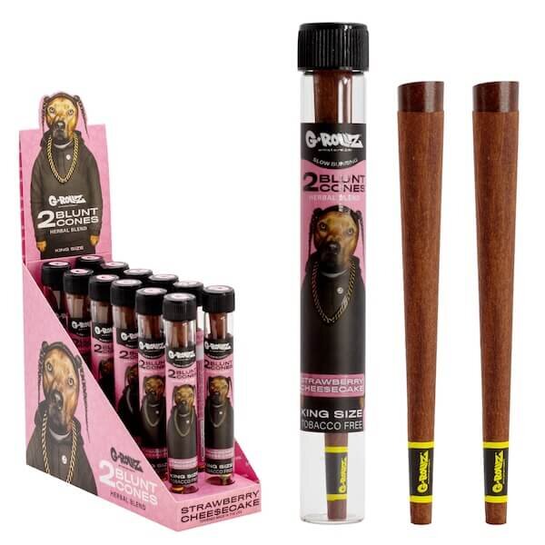 G-Rollz | Wraps & Blunts The Dog Strawberry Chee$ecake (12x)