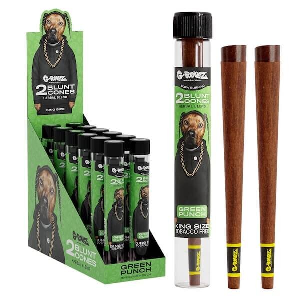 G-Rollz | Wraps & Blunts The Dog Green Punch (12x)