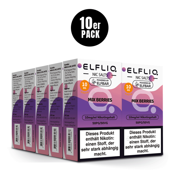 ELF BAR - Elfliq *NEU* Mixed Berries - 10mg Nikotin