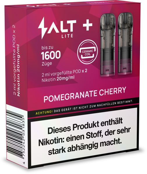 SALT+ Lite Pod Pomegranate Cherry