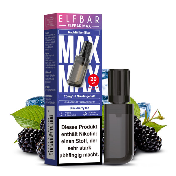 ELF BAR MAX  Blackberry Ice