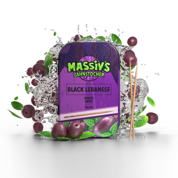 Massiv´s Zahnstocher Black Lebanese
