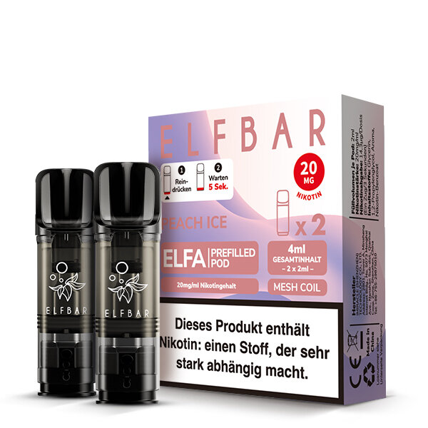 Elf Bar Elfa - Prefilled Pod Peach Ice